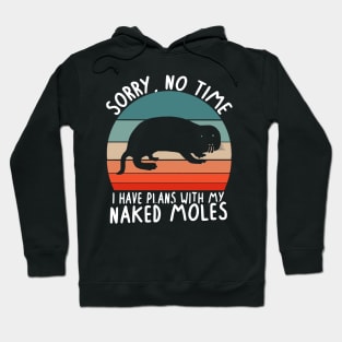 Naked Moles Cute rodents ugliest animal Hoodie